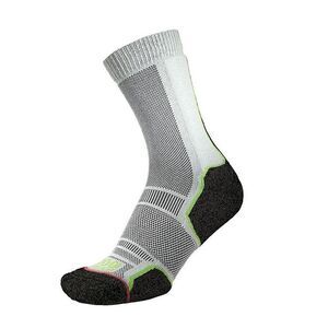 1000 Mile Mens Trek Recycled Socks (Pack of 2) / Black/Orange/Green